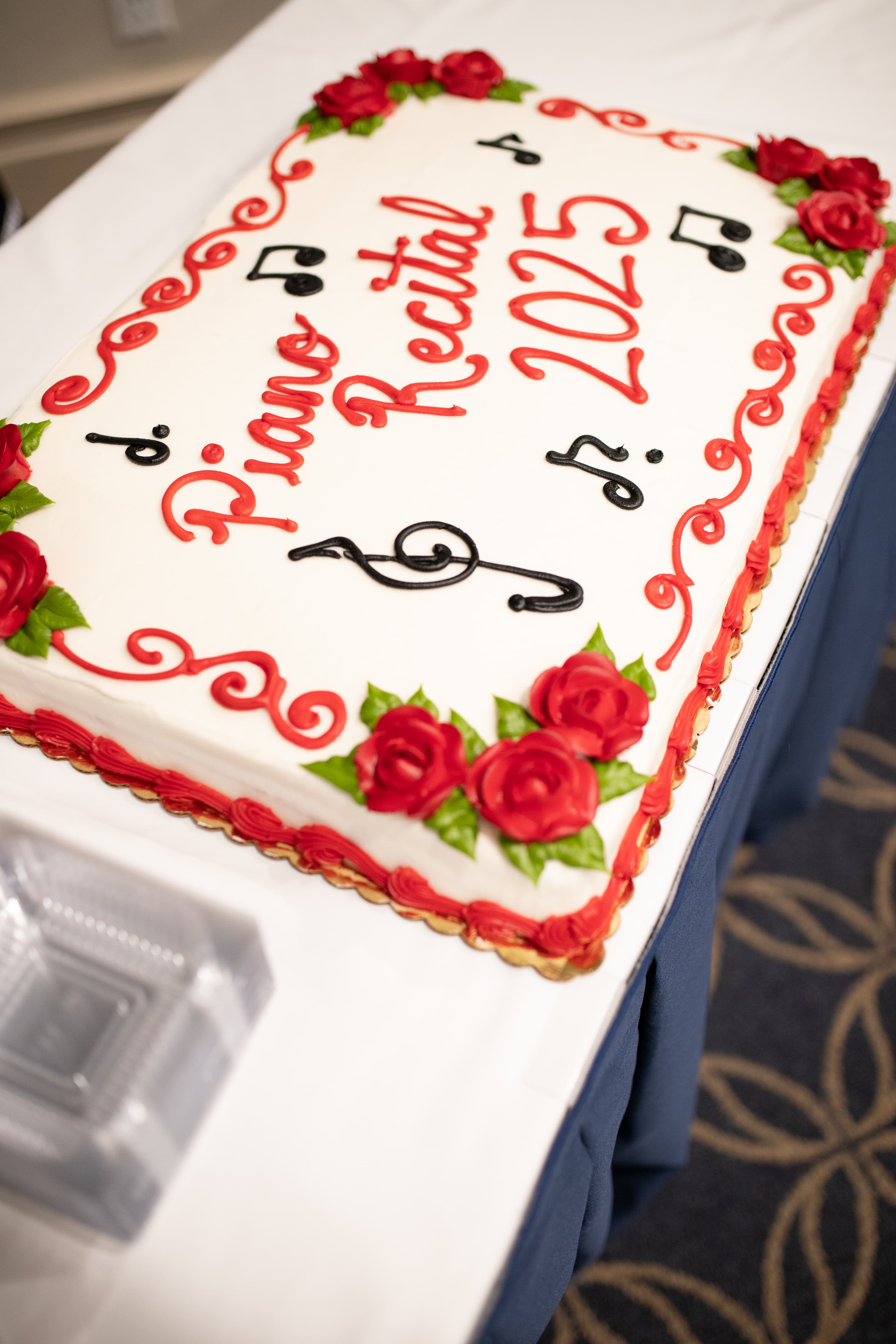 Celebration cake at Lively Keys recital