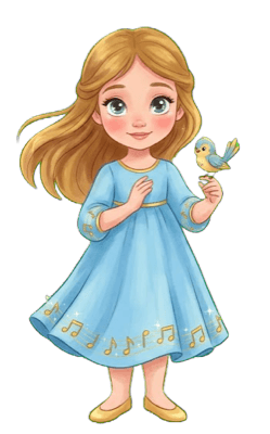 Melody character from the Lively Keys practice app